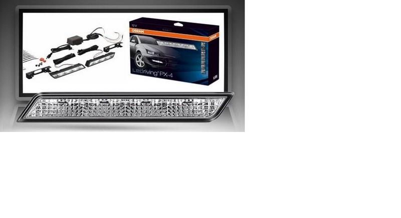 OSRAM 12V GÜNDÜZ SÜRÜŞ LAMBASI 4-LEDLİ 6000K (23 MM*160 MM) (2 AD)