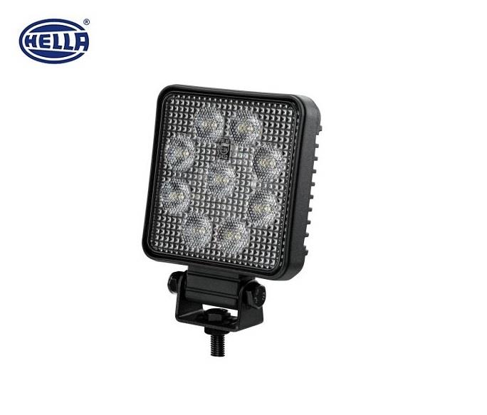 HELLA 10V-30V ÇALIŞMA LAMBASI KARE 9W 6500K 1000 LÜMEN (9 LEDLİ) (100*100*34 MM)