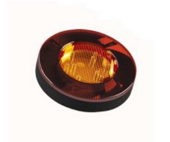 12V STOP LAMBASI YUVARLAK (3 FONKSİYONLU) (KIRMIZI-SARI) (ANGEL NEON LED) (121*30 MM)