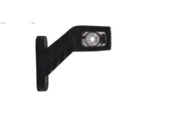 12V-24V DORSE DIŞ İŞARET BOYNUZ LAMBA KISA EĞRİ (LEDLİ)