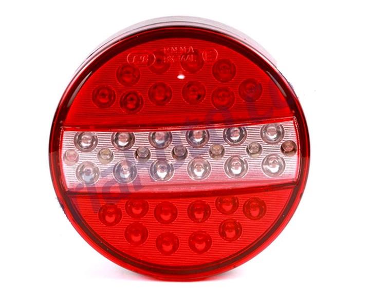 24V STOP LAMBASI YUVARLAK (LEDLİ) (4 FONKSİYONLU) (145*65 MM)