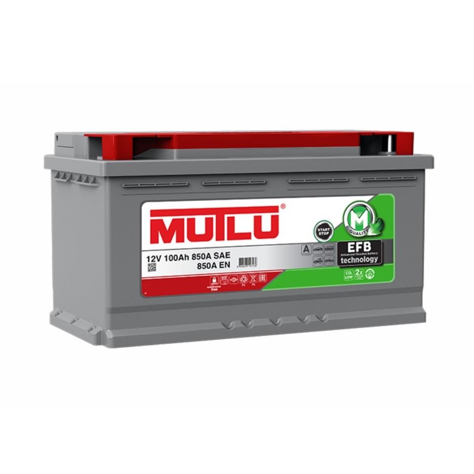 MUTLU 12V 100 AH AKÜ EFB 850 A (EN) (START-STOP) (353*175*190) *** EFB ***