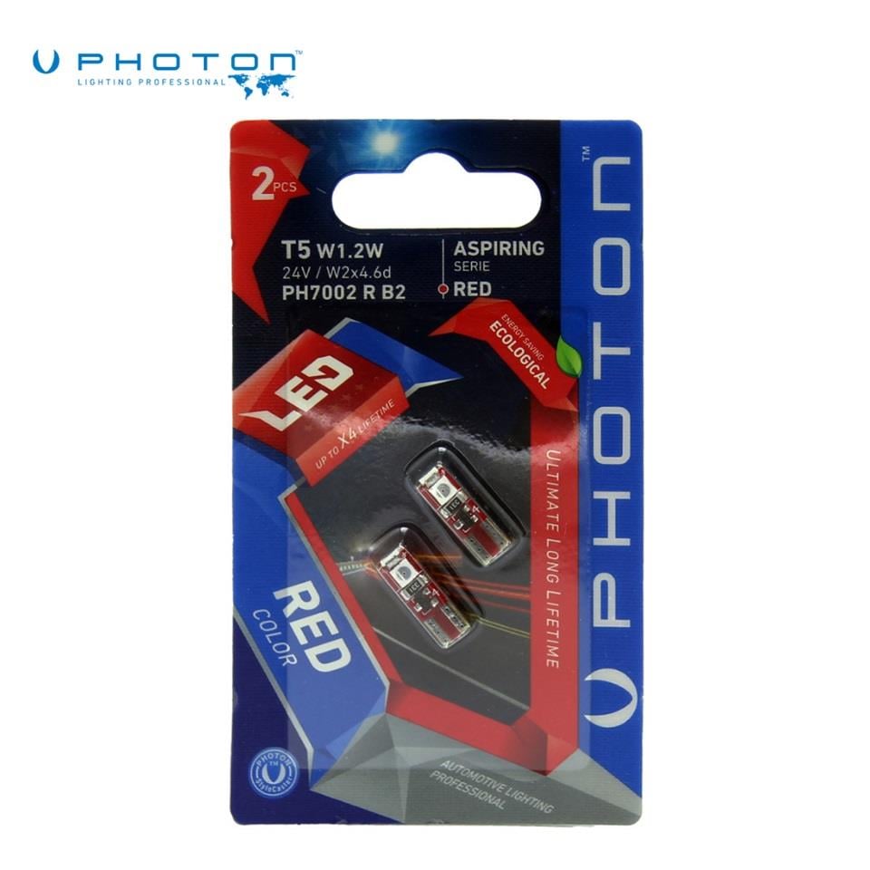 PHOTON 24V T5 LED AMPUL KIRMIZI (2 AD)
