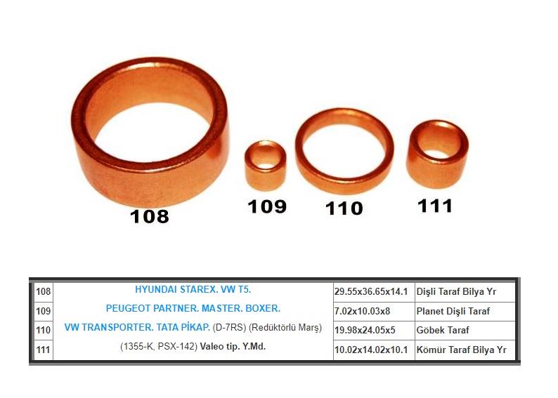 MARŞ BURCU VALEO TİPİ HYUNDAI STAREX-PEUGEOT PARTNER-TATA PICK-UP-VW CADDY/TRANSPORTER T5 (4 AD)