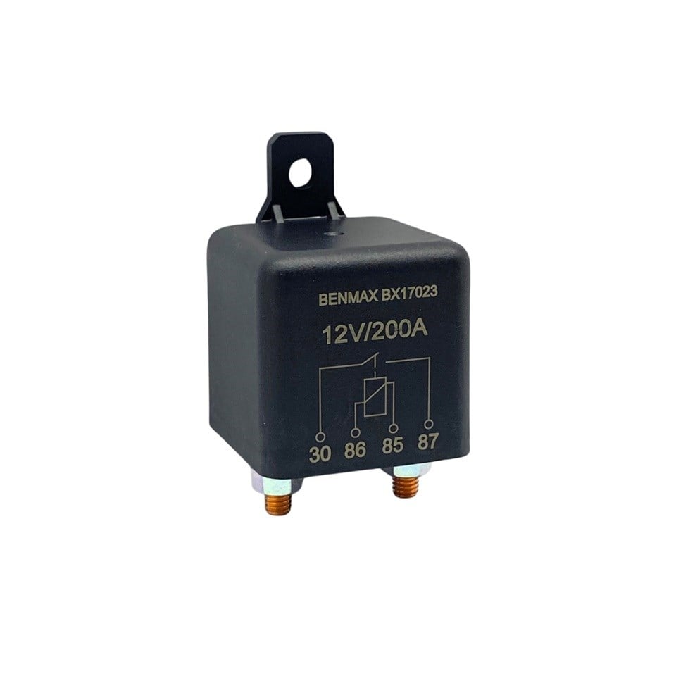 12V RÖLE 4 UÇLU 200 A (BÜYÜK TİP) (30-85-86-87)