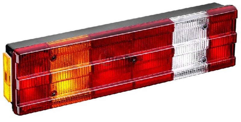 ÇERKEZ STOP LAMBASI 6-FONKSİYONLU KANALLI 52 CM PLAKASIZ (YAN SOKET) SAĞ