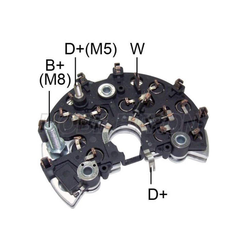 DİYOT TABLASI  BOSCH TİPİ 120 A 122 MM M5/M8 SOL MERCEDES