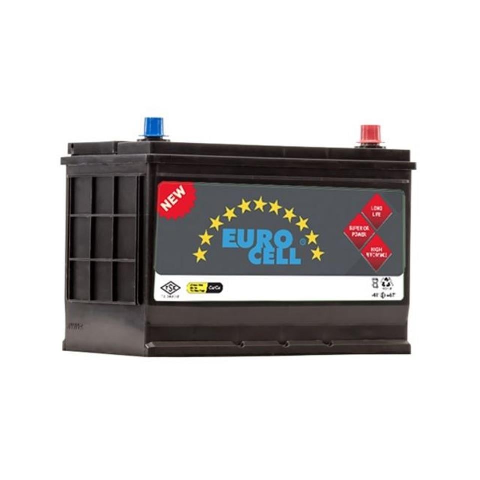 EUROCELL 12V 90 AH AKÜ 720 A (EN) (306*175*224) TAM KAPALI