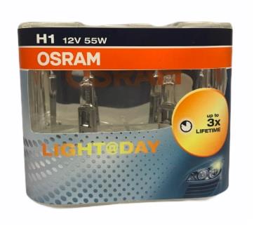 OSRAM 12V H1 AMPUL 55W LIGHT DAY (3 KAT UZUN ÖMÜRLÜ) (2 AD)