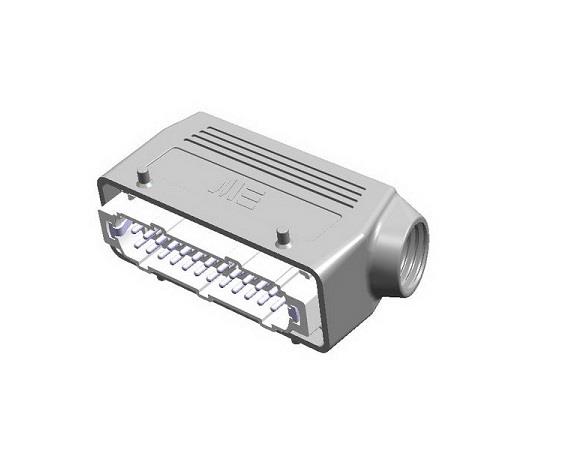 500V ÇOKLU MAKİNE UZATMA FİŞİ 24X16 A (ERKEK) (PRİZ) METAL (YANDAN GİRİŞ)