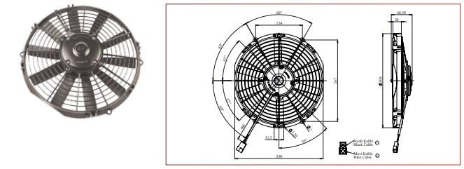 KORMAS 24V FAN MOTORU EMİCİ AKSİYEL 11 