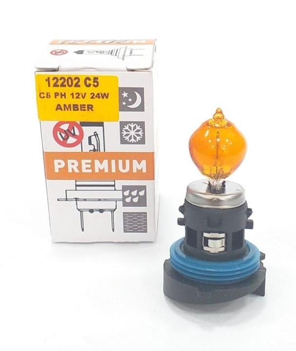 PREMIUM 12V GÜNDÜZ SÜRÜŞ AMPULÜ SOKETLİ (SARI) 24W