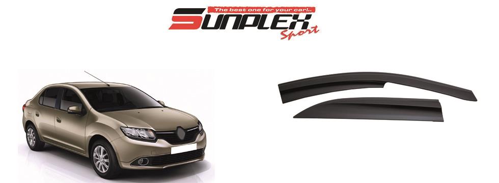 SUNPLEX CAM RÜZGARLIĞI MUGEN RENAULT SYMBOL 2013 > (4 AD)