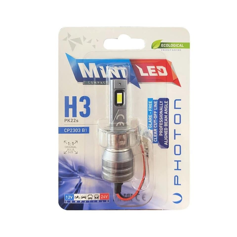 PHOTON 12V-24V H3 CSP LED XENON FAR AMPULU 6000K (1 AD) 