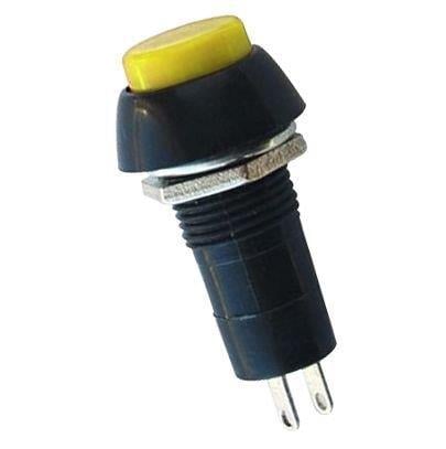 MİNİ BUTON PLS (KALICI) (ON-OFF) (12 MM) SARI