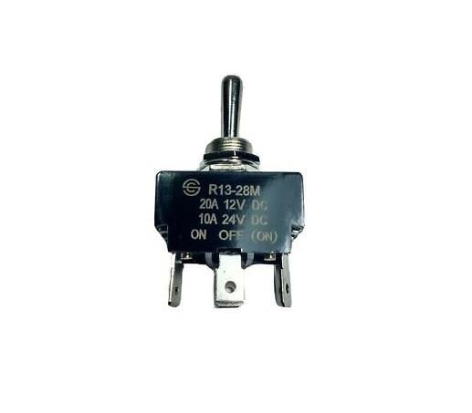 ÇIT-ÇIT ANAHTAR TEK TARAFA YAYLI ON-OFF-(ON) (6 FİŞ) (METAL)