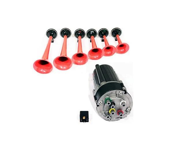 24V HAVALI KORNA IL PADRINO (BABA KORNA) (6 BORULU) (KOMPRESÖRLÜ)