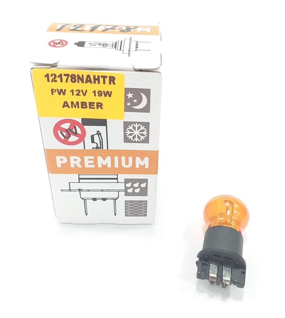 PREMIUM 12V GÜNDÜZ SÜRÜŞ AMPULÜ SARI (PW19W) 