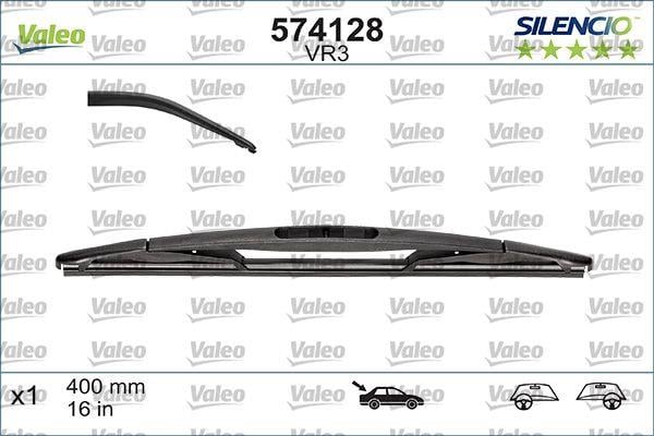 VALEO SİLECEK SÜPÜRGESİ 400 MM PLS ARKA CHRYSLER-CITROEN-DACIA-HONDA-NISSAN-OPEL-RENAULT-ROVER