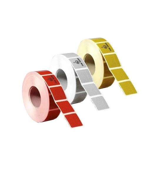 REFLEKTİF ŞERİT (PARÇALI) 55 MM SARI (SERT YUZEY) (1 MT FİYATIDIR)