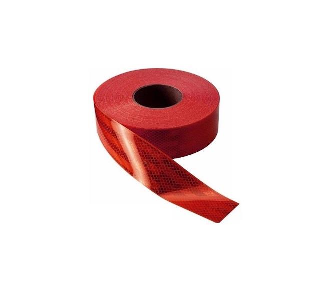 REFLEKTİF ŞERİT 55 MM KIRMIZI (SERT YUZEY) (1 MT FİYATIDIR)