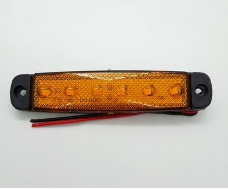 STOPPLAS 24V PARMAK LAMBA 6-LEDLİ SARI (95*19 MM) 