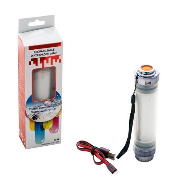 SEYYAR LAMBA LED ŞARJLI POWERBANK FONKSİYONLU SU GEÇİRMEZ (ASKILI)