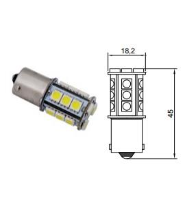 TESLA 12V 93 AMPUL 18 LEDLİ BEYAZ 