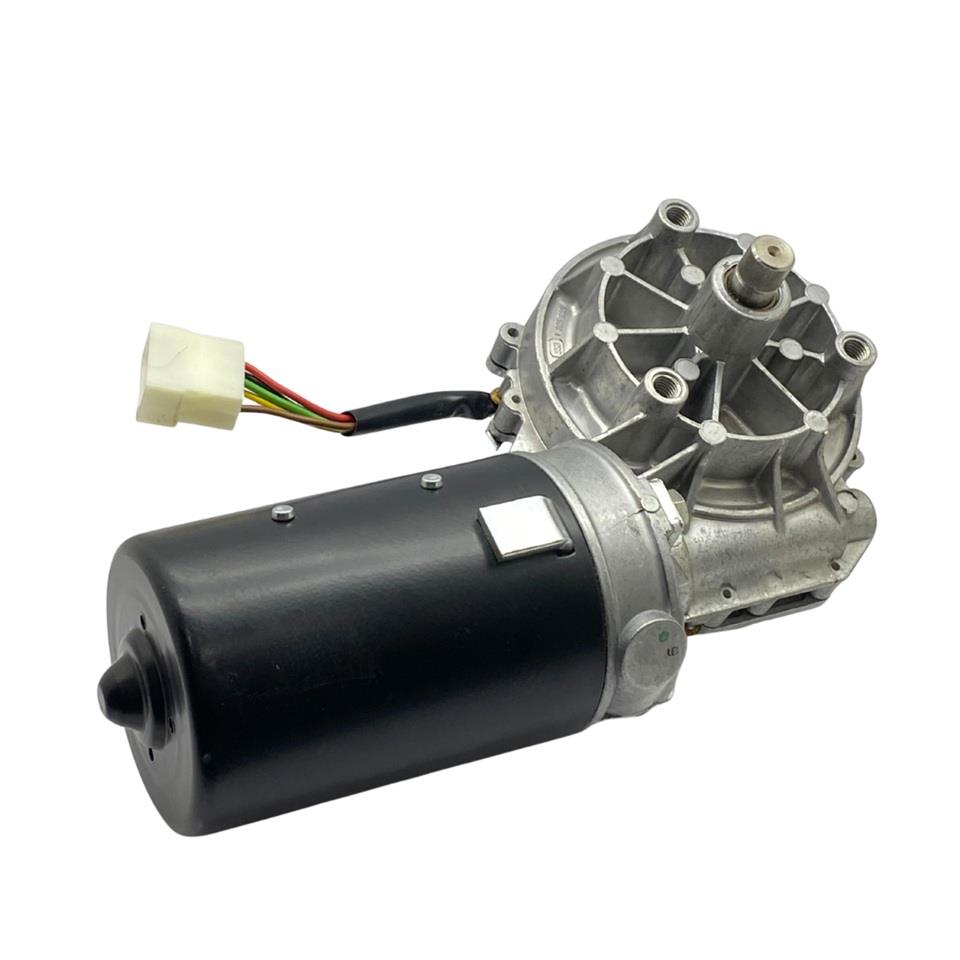 BOSCH 24V SİLECEK MOTORU BÜYÜK TİP (DÜZ FREZE 16 MM) (SOKETLİ 5 FİŞ) (L) MERCEDES OTOBÜS 303 GERMANY