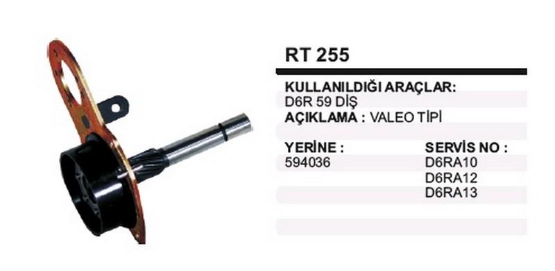 MARŞ REDÜKTÖR DİŞLİ MİLİ (PLANET) VALEO TİPİ D6RA/13 (59 DİŞ)
