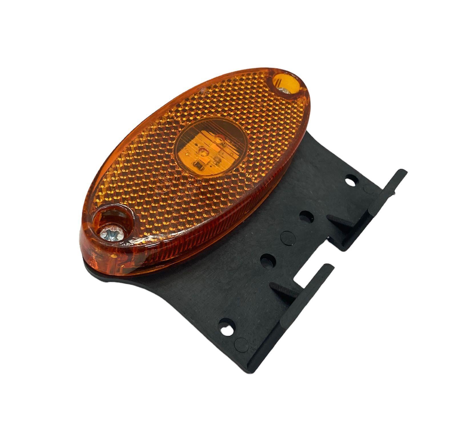 12V-24V YAN SİNYAL LAMBASI DORSE SİDE MARKER SARI (2 LEDLİ)