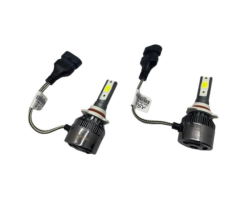 12V HB3 9005 COB LED XENON FAR AMPUL SETİ 6000K 8000 LÜMEN