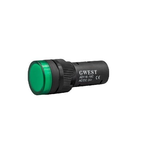24V GÖZ LAMBASI LEDLİ UNIVERSAL YEŞİL (19 MM)