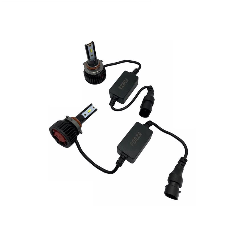 12V-24V HB4 9006 CSP LED XENON FAR AMPUL SETİ 55W 6500K 8000 LÜMEN CANBUS