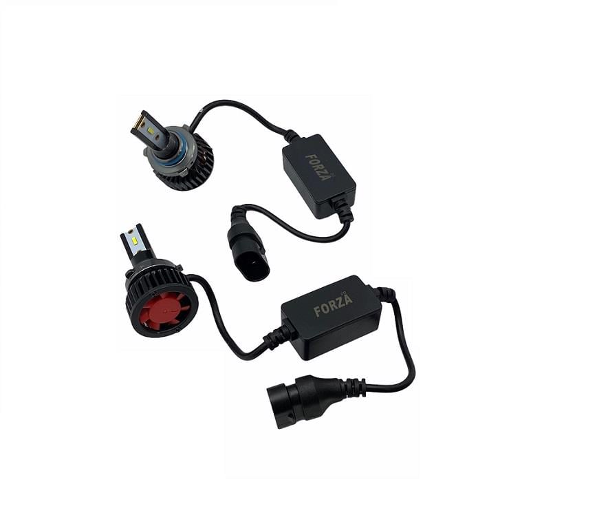12V-24V HB3 9005 CSP LED XENON FAR AMPUL SETİ 55W 6500K 8000 LÜMEN CANBUS