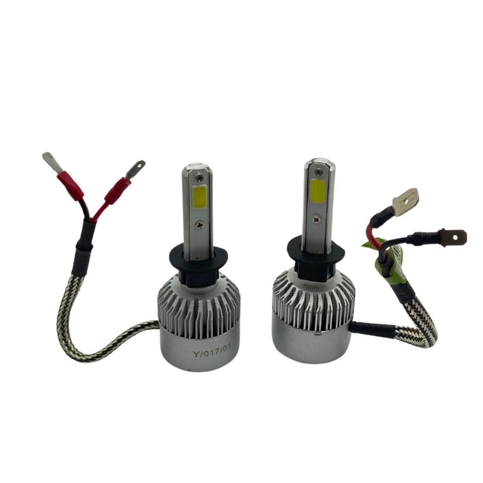 9-32V H1 LED XENON FAR AMPUL SETİ 6500K 8000 LÜMEN (COB LED)