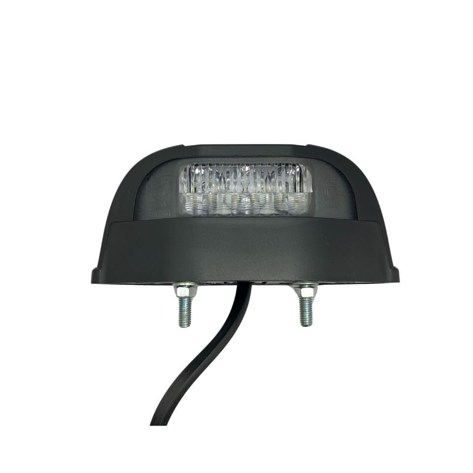 FRISTOM 12V-24V PLAKA LAMBASI LEDLİ YM (SİYAH) (112*50 MM) E9