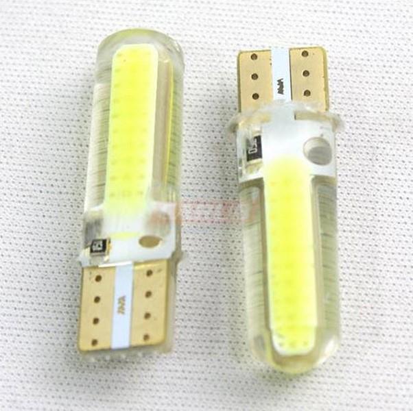 12V DİPSİZ AMPUL T10 NEON LED SİLİKONLU BEYAZ (2 AD)