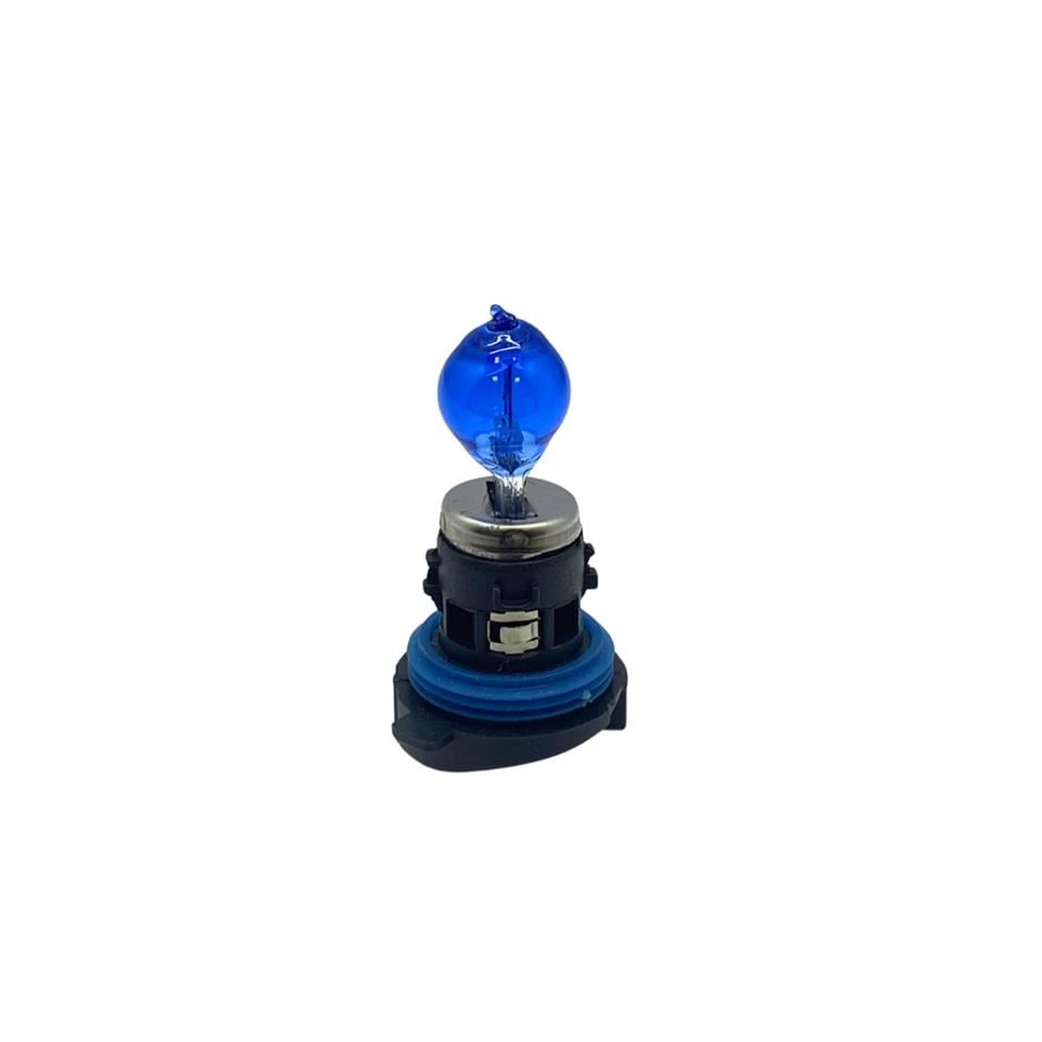 PREMIUM 12V GÜNDÜZ SÜRÜŞ AMPULÜ SOKETLİ 24W (MAVİ CAM BEYAZ IŞIK)