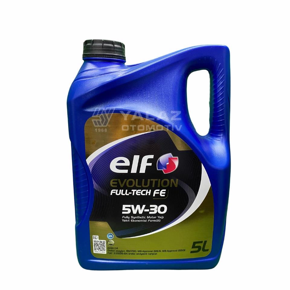 ELF EVOLUTION FULL-TECH FE 5W-30 C4 MOTOR YAĞI TAM SENTETİK (5 LT)