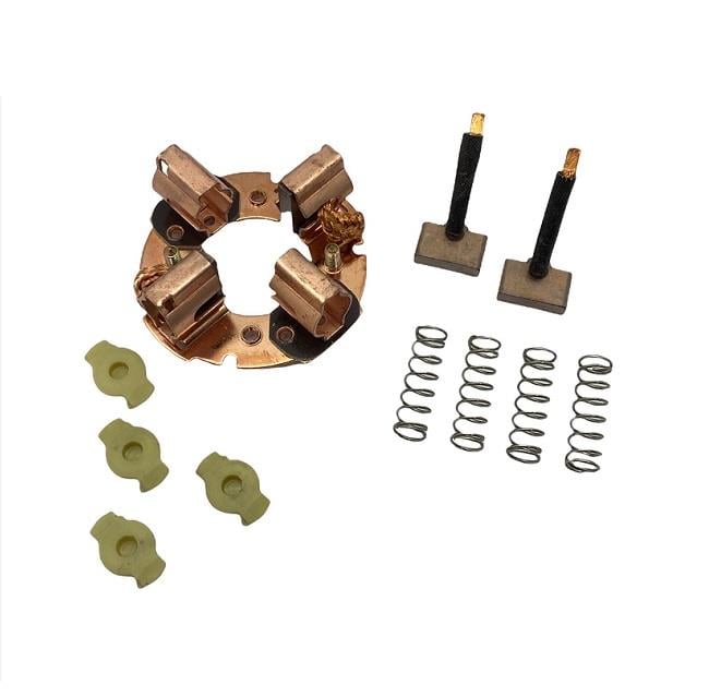 12V MARŞ KÖMÜR YUVASI ISKRA TİPİ (4 KÖMÜRLÜ SET) ERKUNT-HİDROMEK-JCB-MF