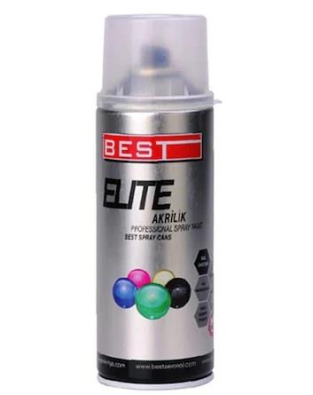 BEST ELITE AKRİLİK SPREY BOYA PARLAK BEYAZ 400 ML