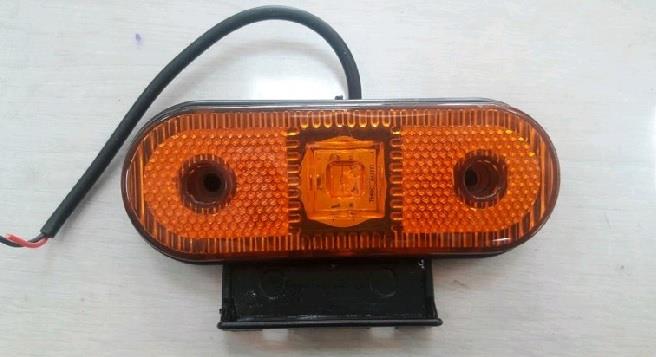 24V YAN SİNYAL LAMBASI DORSE SİDE MARKER SARI YM (2 LEDLİ)