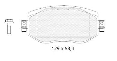 KALE ÖN FREN BALATASI  RENAULT MEGANE IV 2016 >