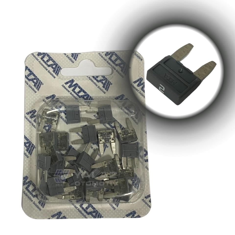 MTA MİNİ BIÇAK SİGORTA 2 A (25 ADET) (11*16 MM)