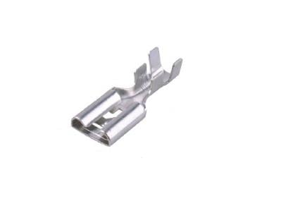 DİŞİ FİŞ STANDART TIRNAKSIZ (KALAYLI) (6.3 MM)