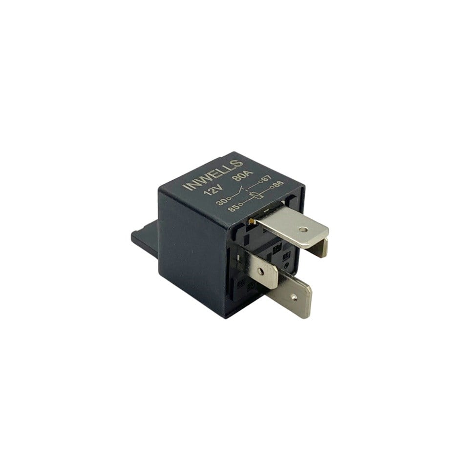 12V RÖLE 4 UÇLU 80 A (70 A TİPİ) (30-85-86-87)
