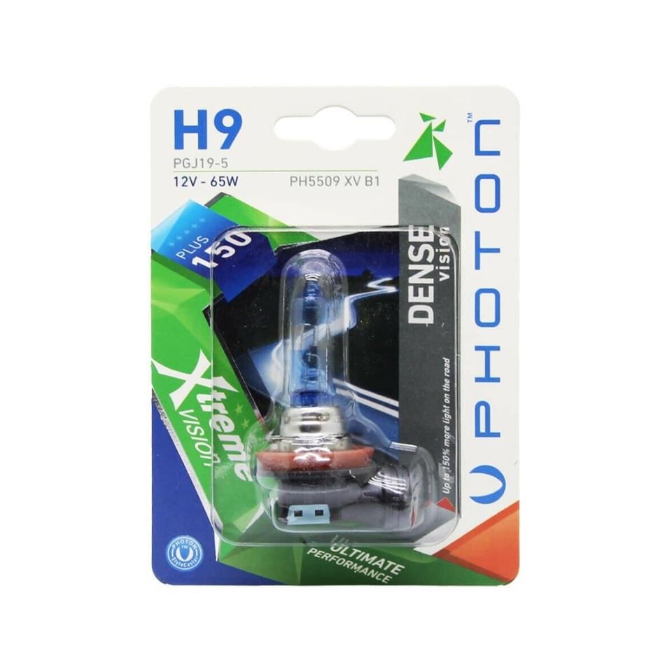 PHOTON 12V H9 AMPUL 65W X-TREME VISION +%100 FAZLA IŞIK 