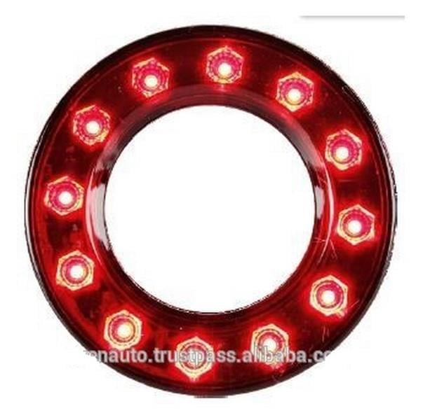 24V PARK STOP LAMBASI DIŞ (ÇAMURLUK) LEDLİ KIRMIZI ISUZU TURKUAZ/NEOPLAN OTOBÜS (98 MM)