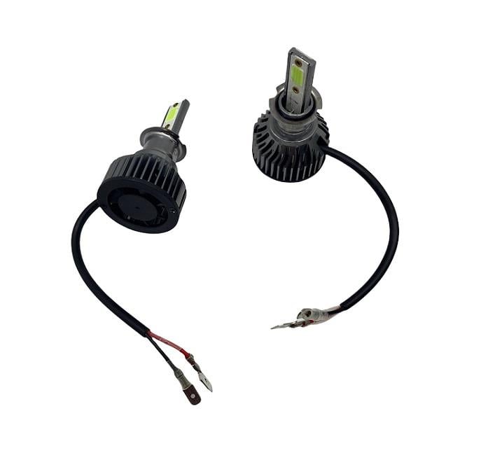 12V-24V H3 COB LED XENON FAR AMPUL SETİ 10.000K 8000 LÜMEN (BUZ MAVİ) 